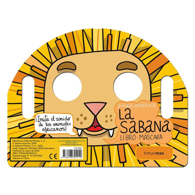 LA SABANA - LIBRO-MASCARA