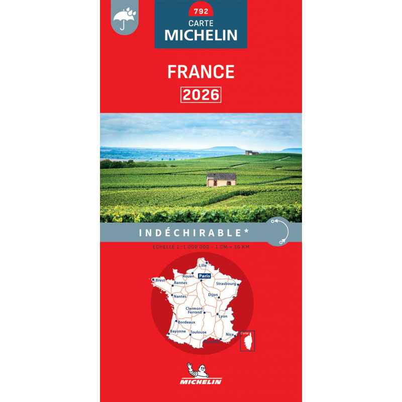 MAPA NATIONAL FRANCE ALTA RESISTENCIA 17792