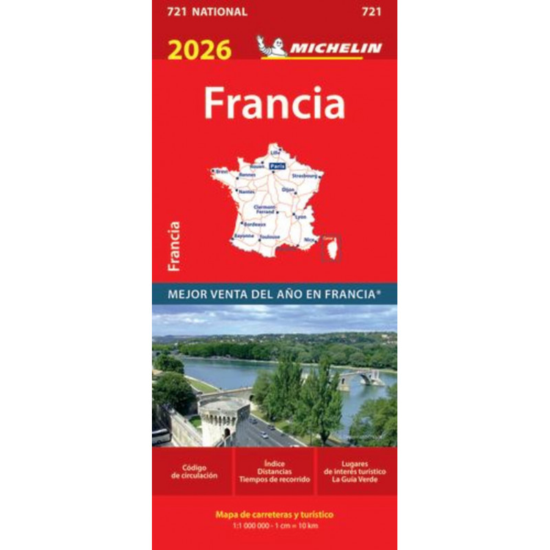 MAPA NATIONAL FRANCE 11721