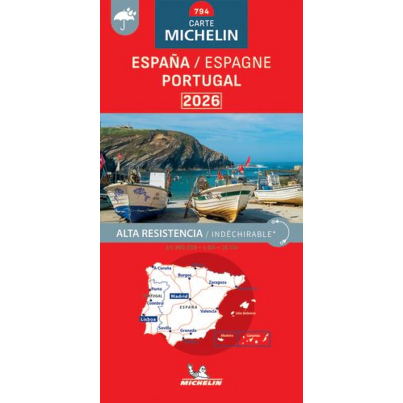 MAPA NATIONAL ESPAÑA, PORTUGAL ALTA RESISTENCIA 17794